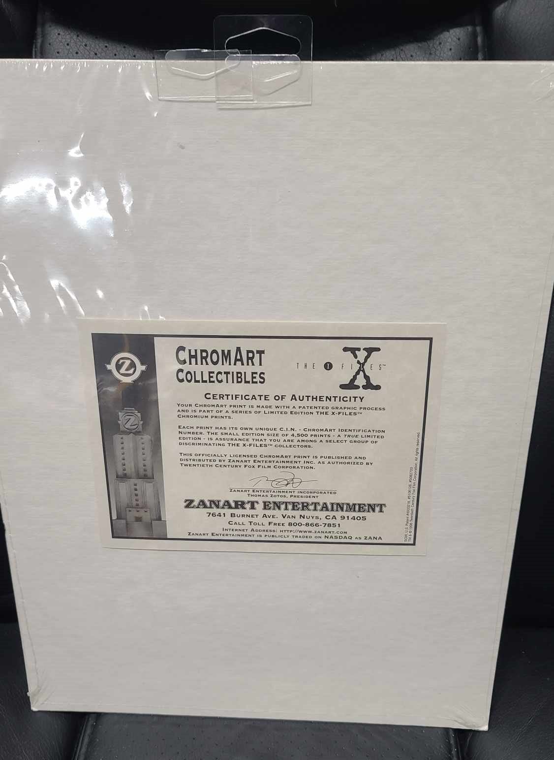 LIMITED - X-Files Chrome Art - Mulder & Scully