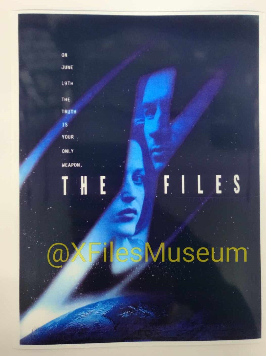 The X-Files FIGHT THE FUTURE Concept Art Print "H" 8" x 10"