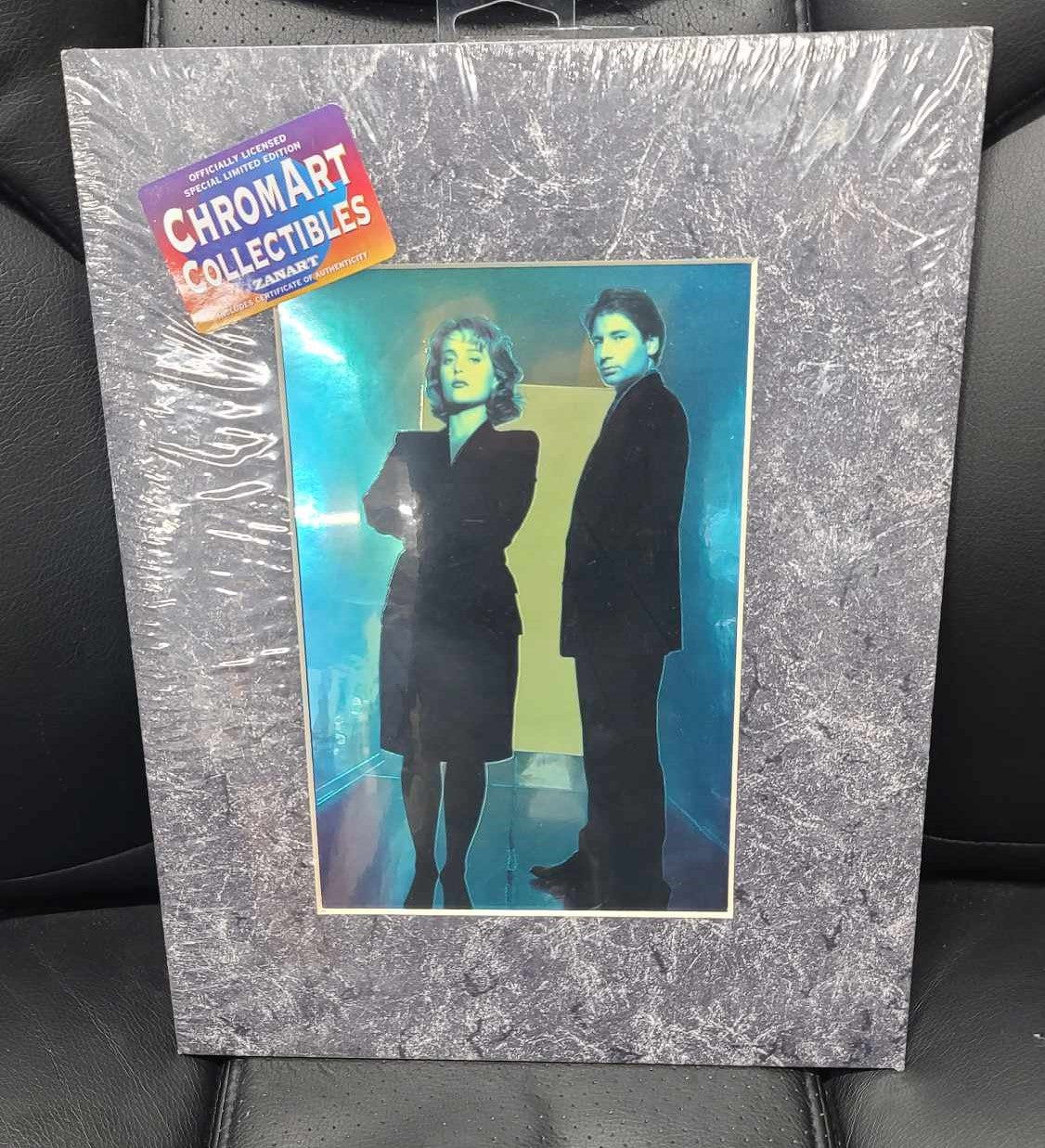 LIMITED - X-Files Chrome Art - Mulder & Scully