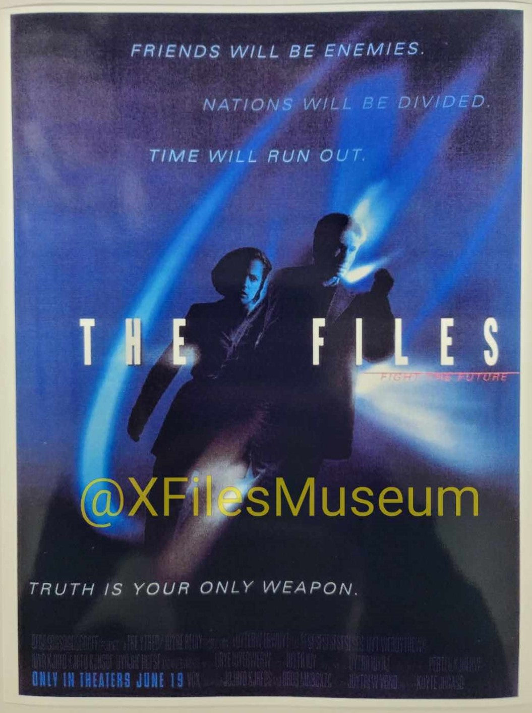 The X-Files FIGHT THE FUTURE Concept Art Print "G" 8" x 10"