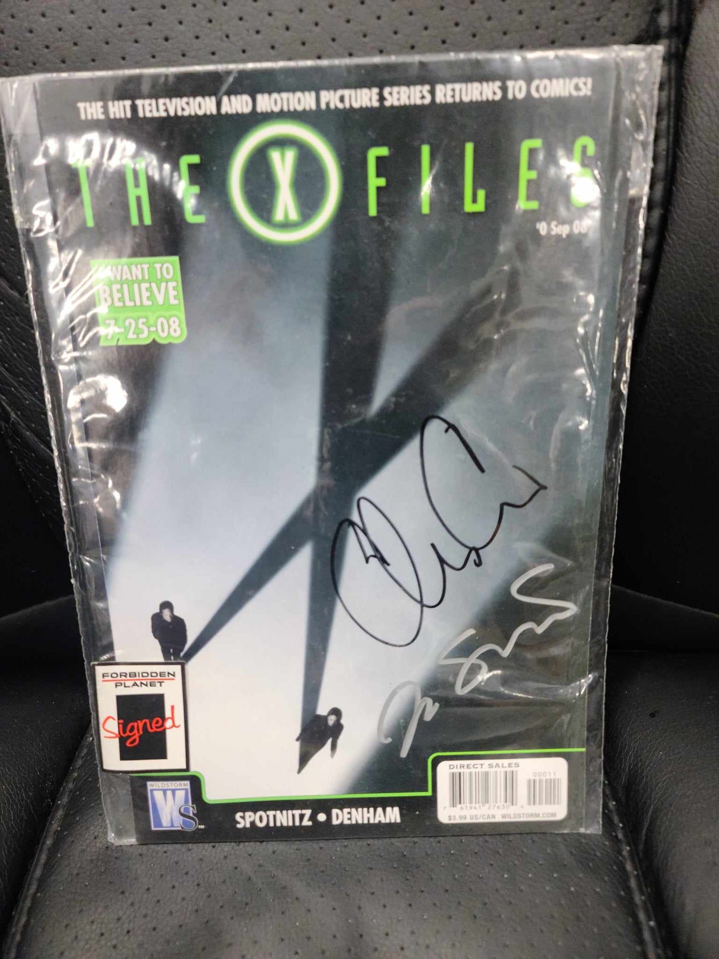 THE X-FILES - I Want to Believe - Forbidden Planet - Autographed by Chris Carter and Frank Spotnitz