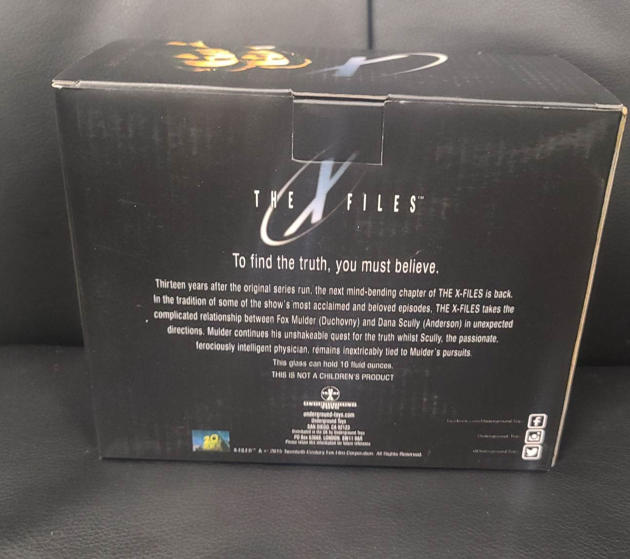 X-Files Pint Glass Set