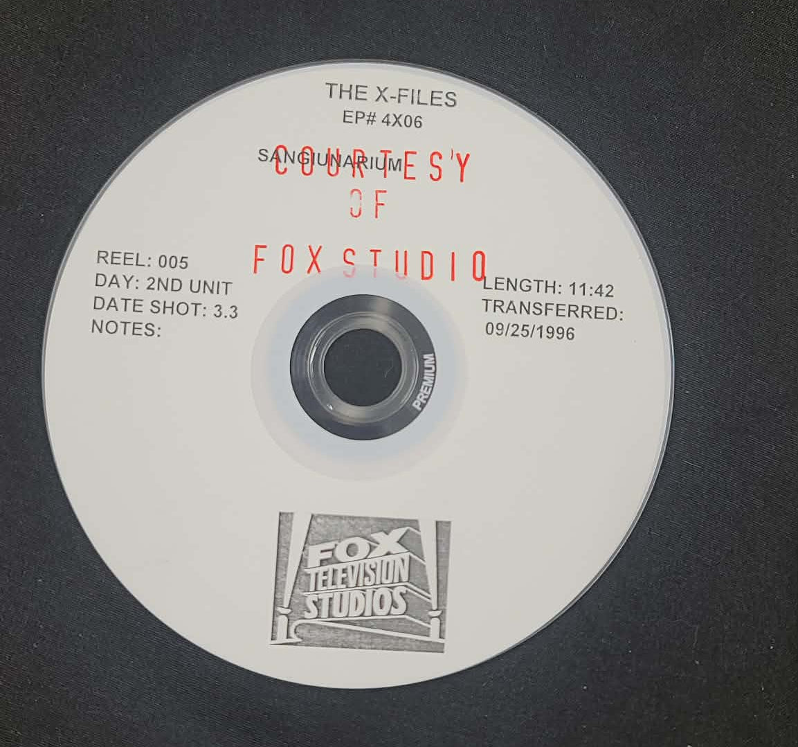 *X-FILES - Dailies DVD #15