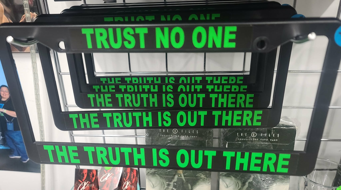 License Plate Frame  - The X-Files