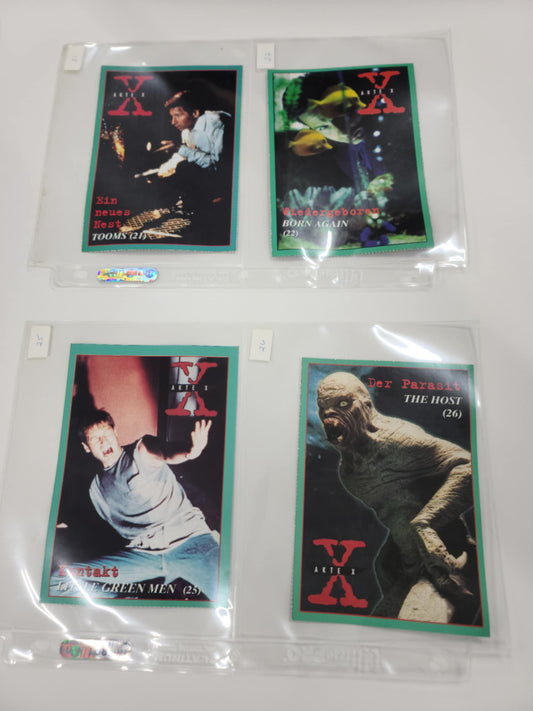 X-Files - International Tear Out Collector Cards