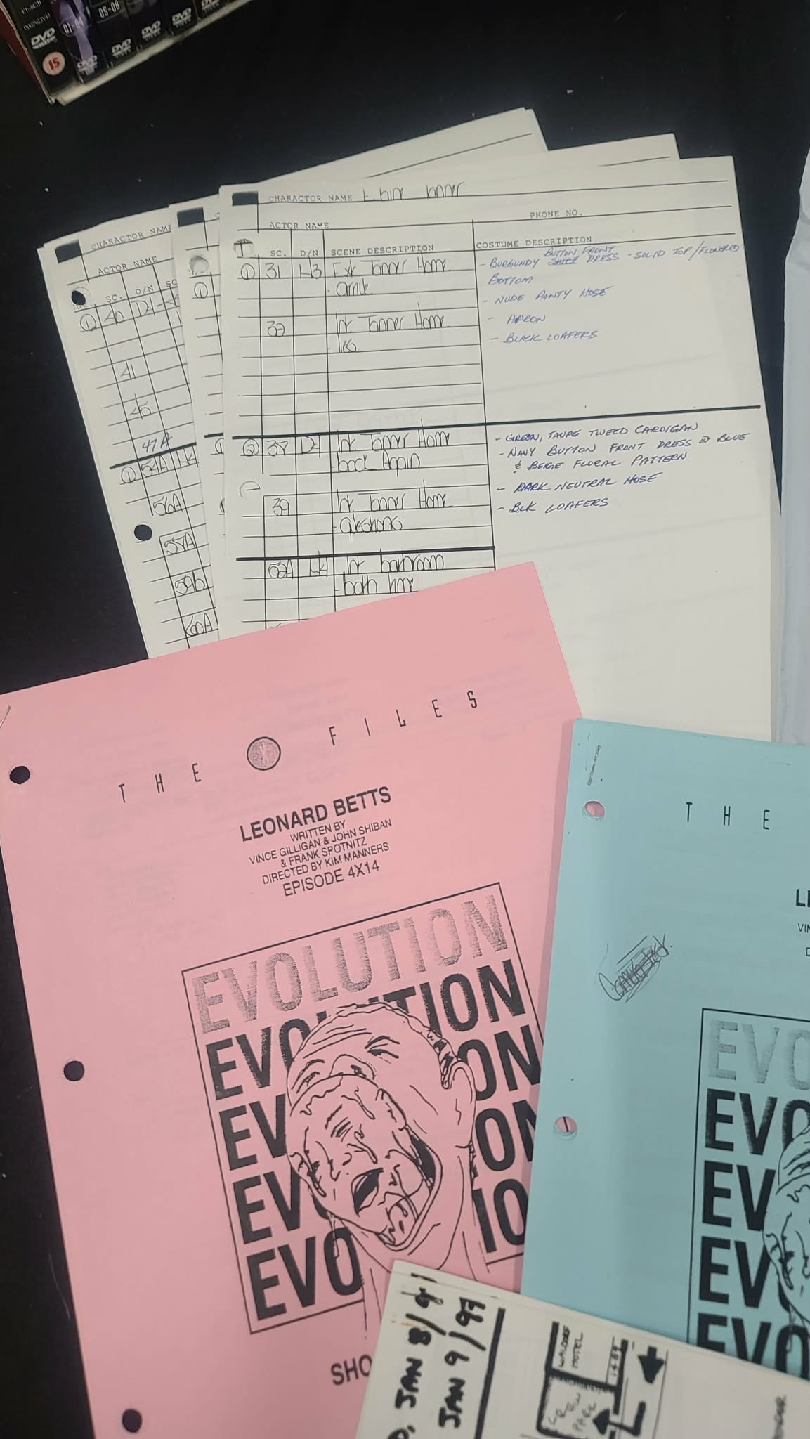 *X-Files - Original Production Used Script - Leonard Betts