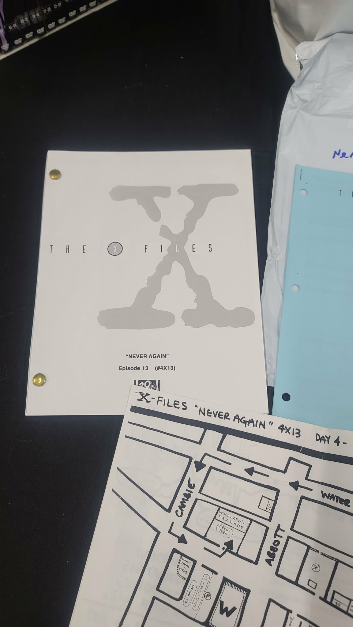 *X-Files - Original Production Used Script - Never Again