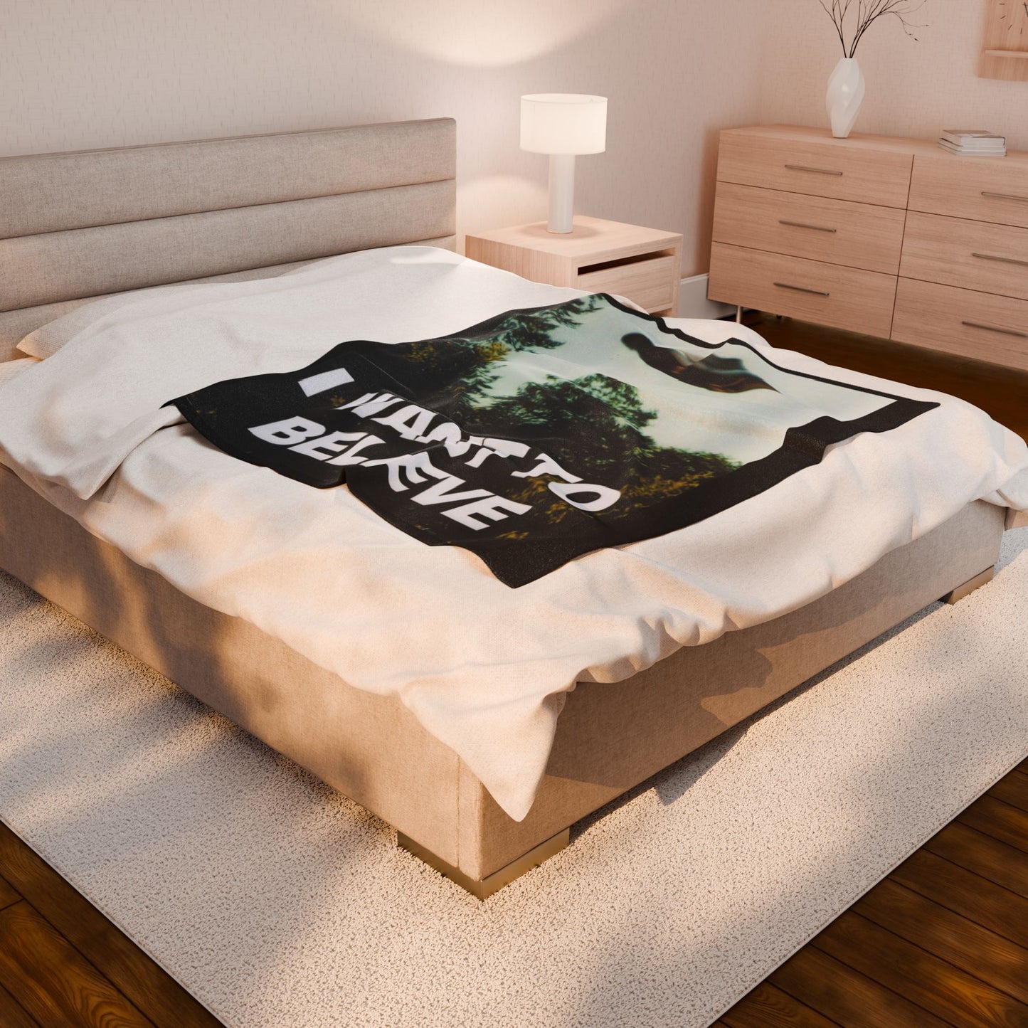 I Want To Believe Velveteen Plush Blanket - XFP Direct
