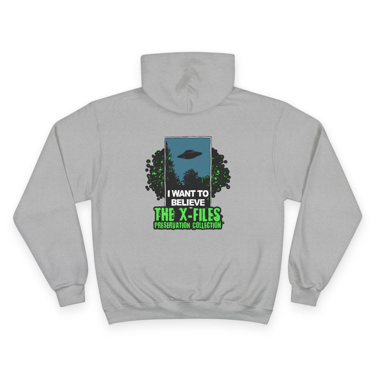 X‑Files "I Want to Believe" Hoodie — Retro UFO Alien Graphic Pullover