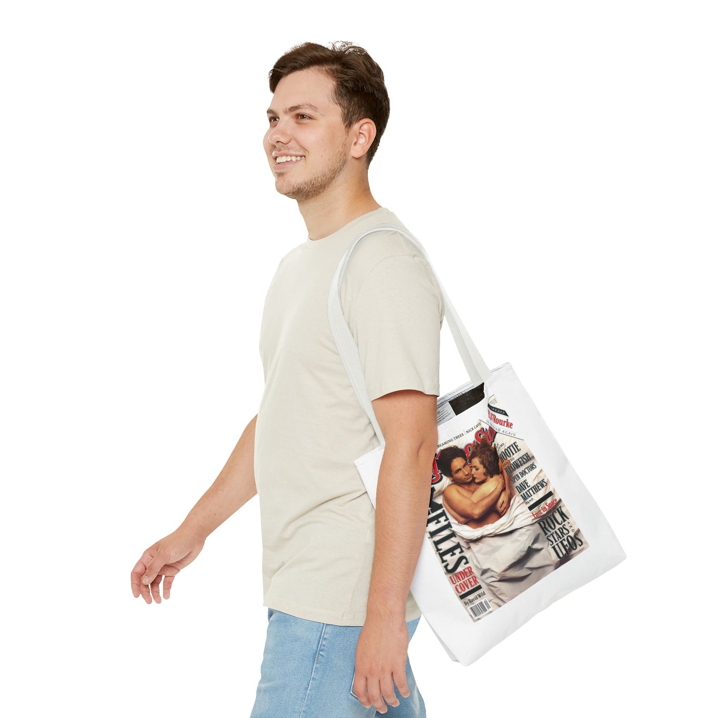 Rolling Stone Cover photo shoot Tote Bag