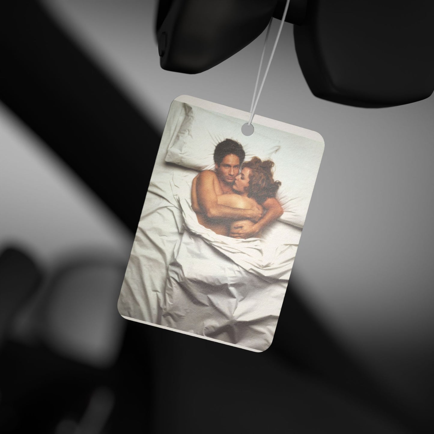 Rolling Stone David Duchovny and Gillian Anderson Car Air Freshener -XFP Direct