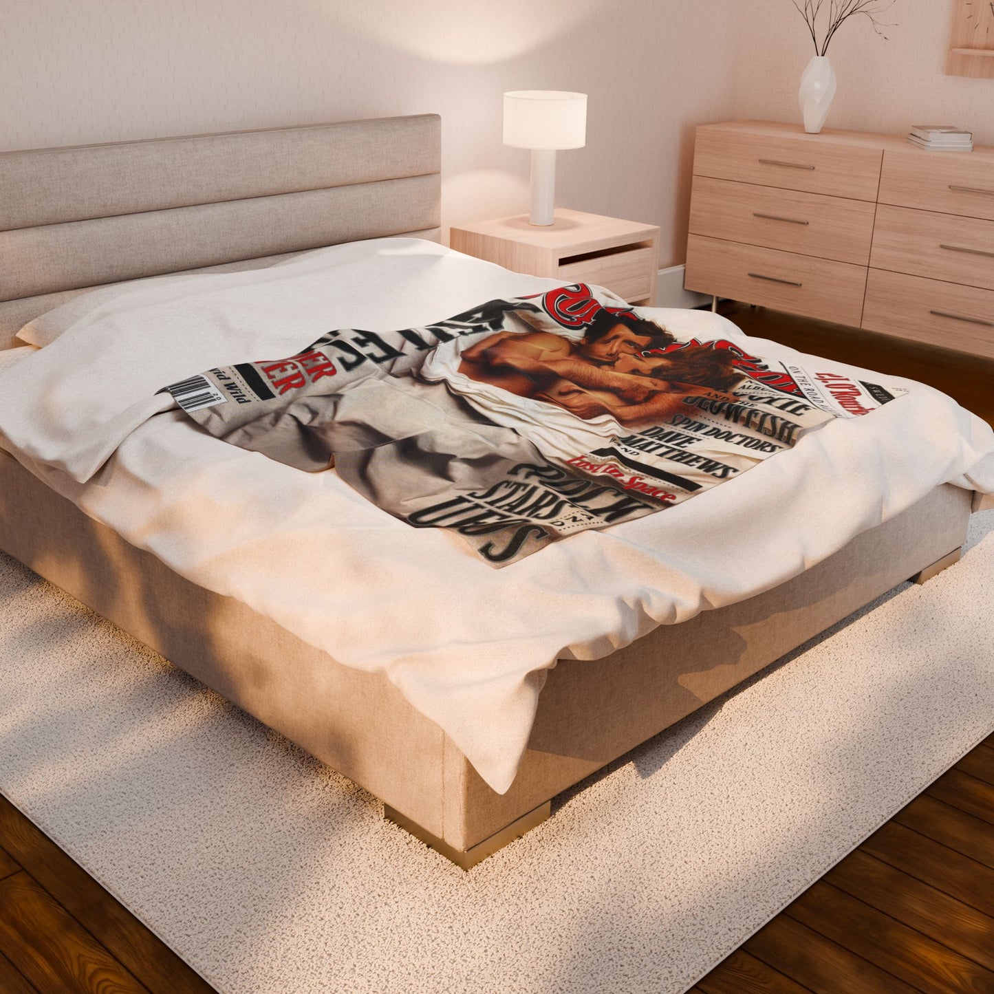 Rolling Stone Cover Velveteen Plush Blanket - XFP Direct