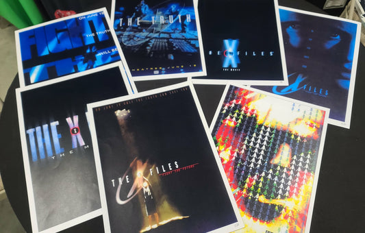 The X-Files FIGHT THE FUTURE Concept Art Photo Lot 13" x 19"
