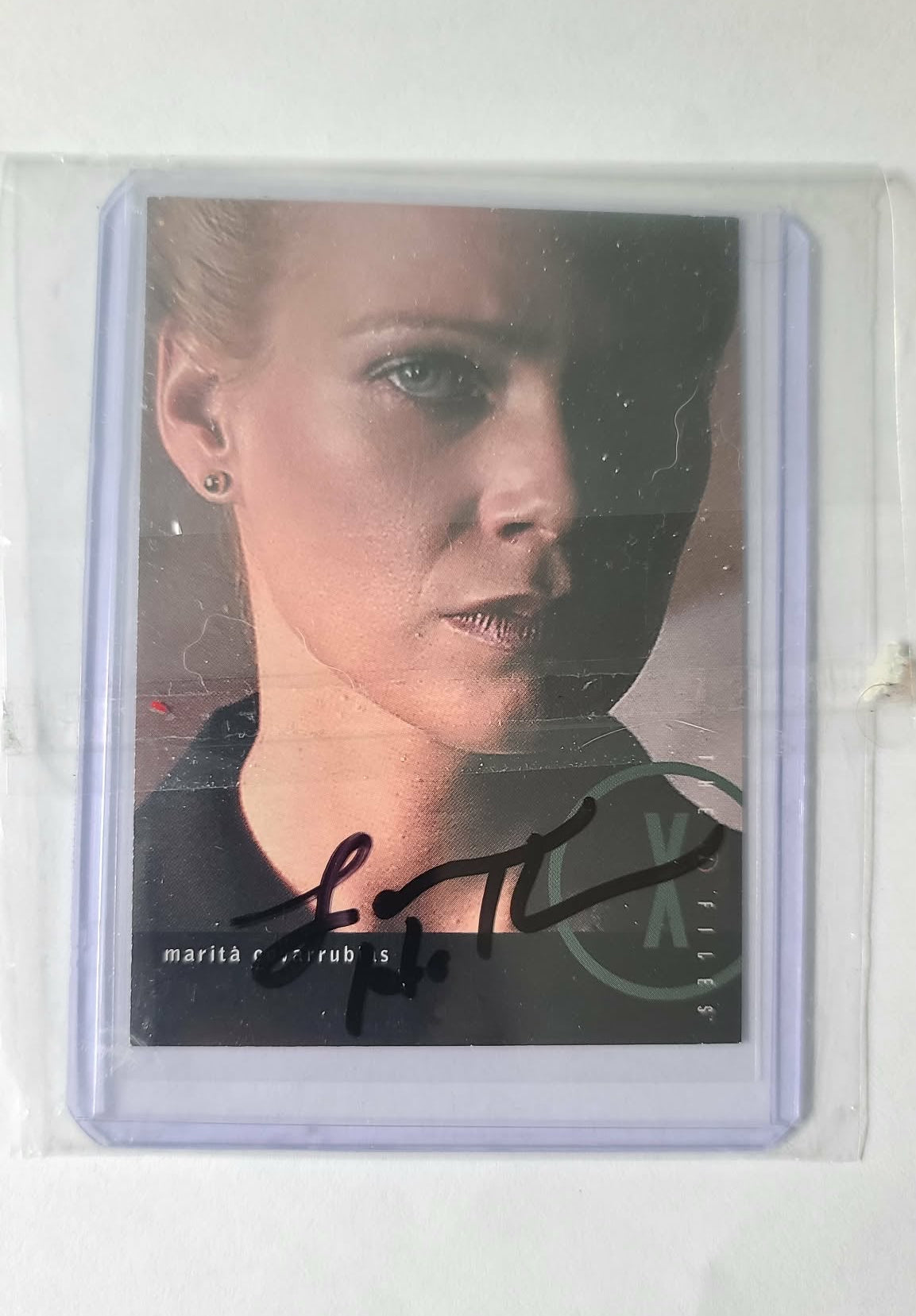 *X-Files-Marita Covarrubias Trading card - Autographed by Laurie Holden