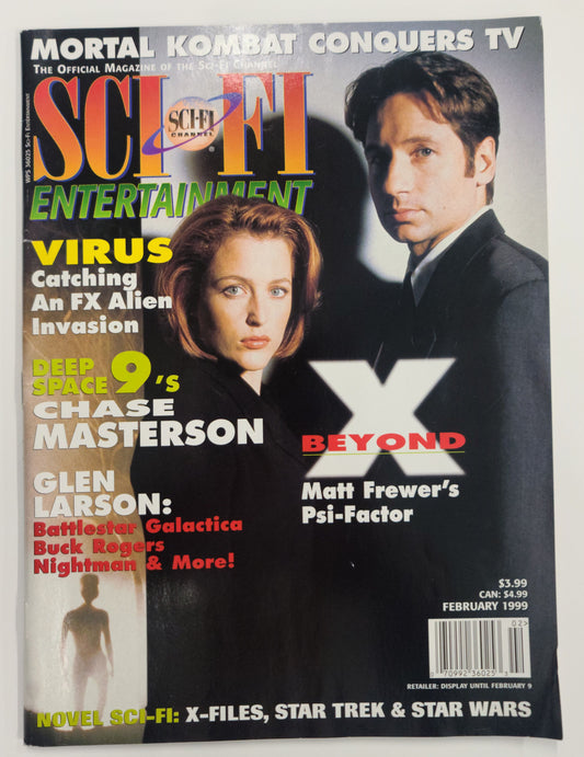 Sci Fi Entertainment Magazine- David Duchovny, Gillian Anderson Cover -