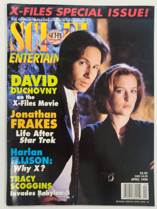 Sci Fi Entertainment Magazine- David Duchovny, Gillian Anderson Cover -Special Issue