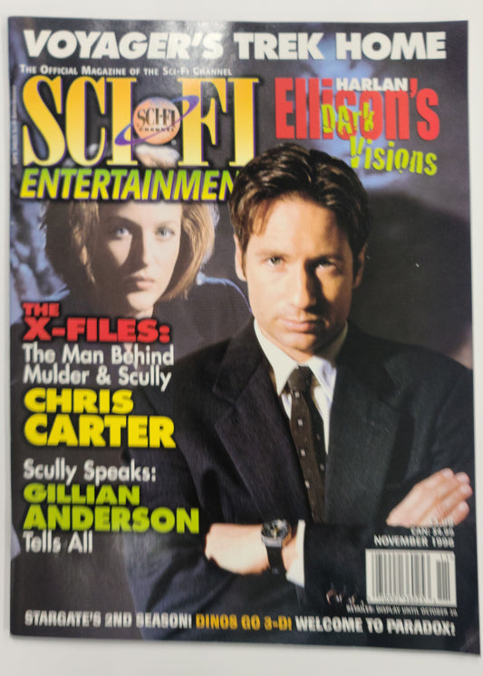Sci Fi Entertainment Magazine- David Duchovny, Gillian Anderson Cover