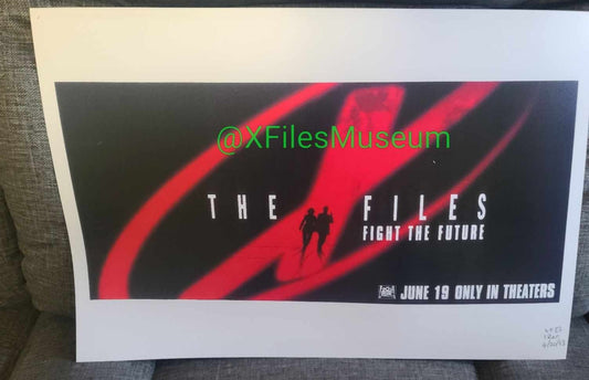 The X-Files FIGHT THE FUTURE Concept Art Print 13" x 19" Poster Print - 89