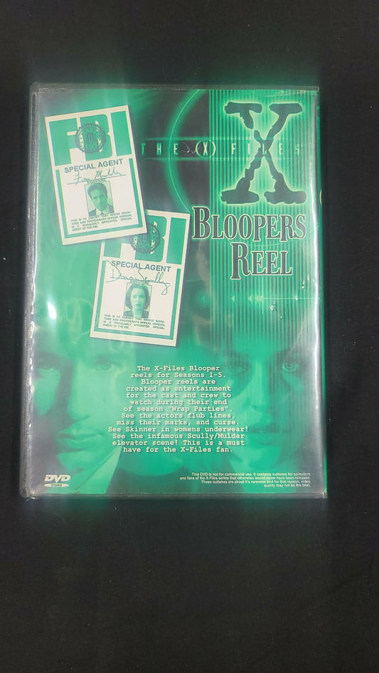 *X-FILES - BLOOPERS DVD  Seasons 1-5 Vancouver years