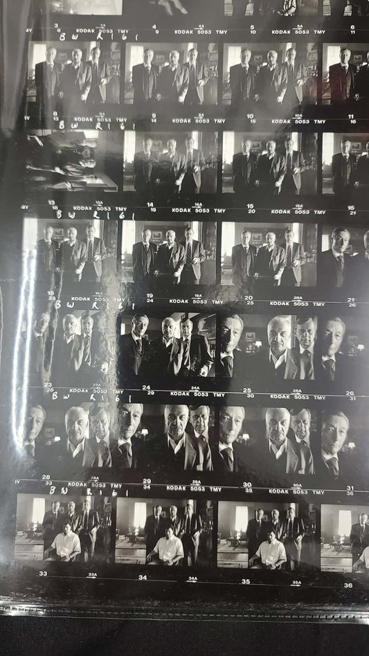 *X-Files- Original Production Used Contact Sheet - FIGHT THE FUTURE (BLACKWOOD) - Syndicate