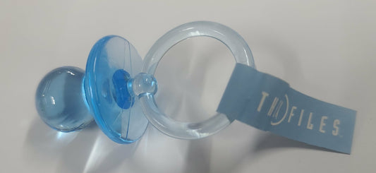 X-Files - It's a boy? Baby Pacifier - promotional from final wrap.*Rare*