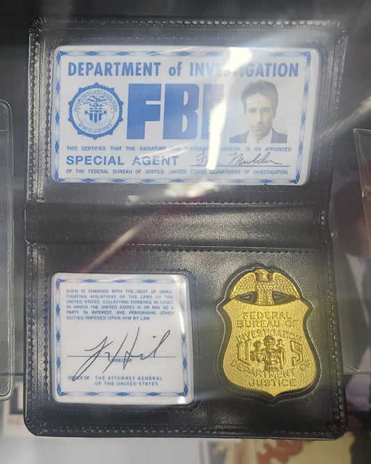 X-Files - Special Agent Fox Mulder Wallet Badge - Cosplay