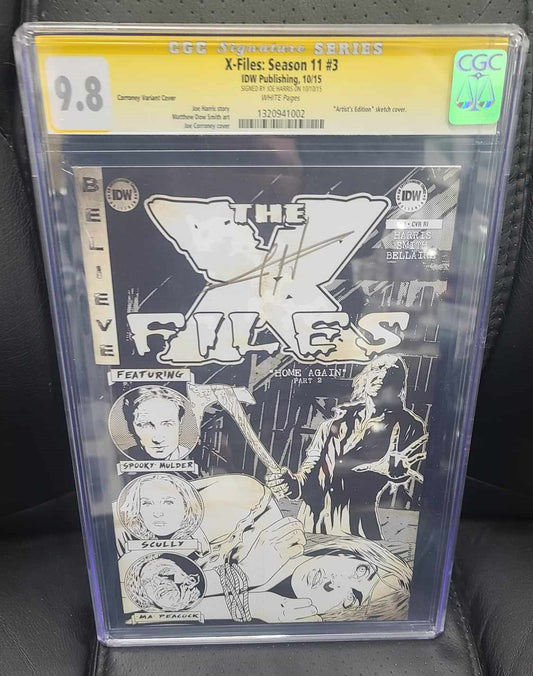 xfiles cgc season 11 #3 Signature Series Signed by Joe Harriss.  Graded  9.8