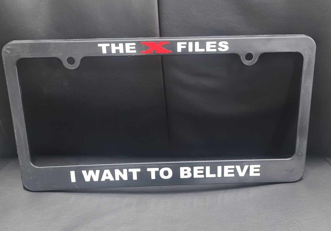 License Plate Frame  - The X-Files