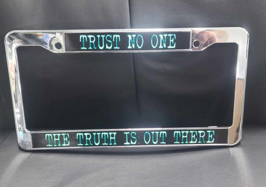 License Plate Frame  - The X-Files