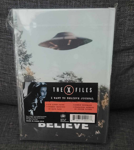 I WANT TO BELIEVE - XFiles Journal/Notebook