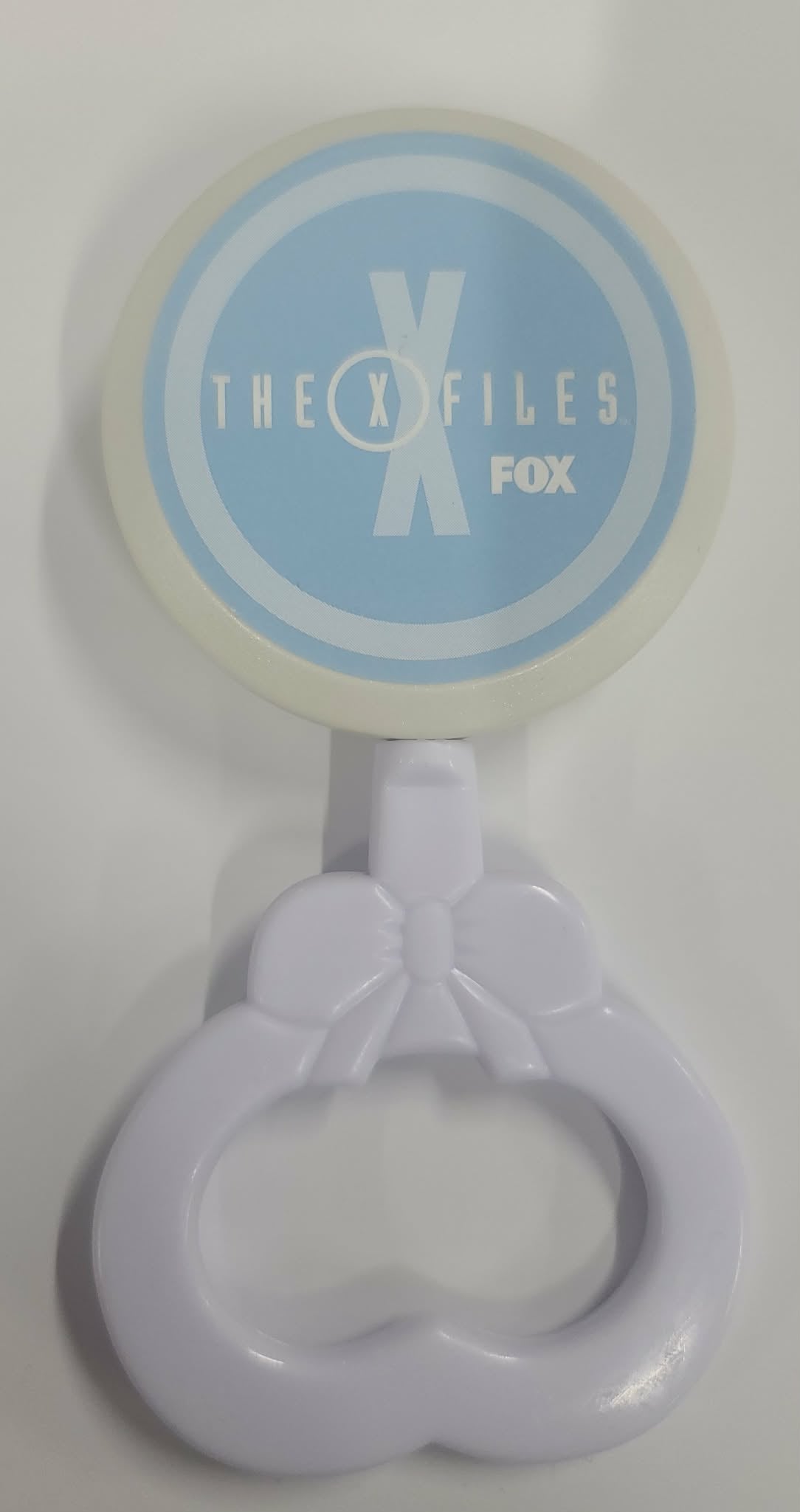 X-Files - It's a boy? Baby Rattle - promotional from final wrap.*Rare*