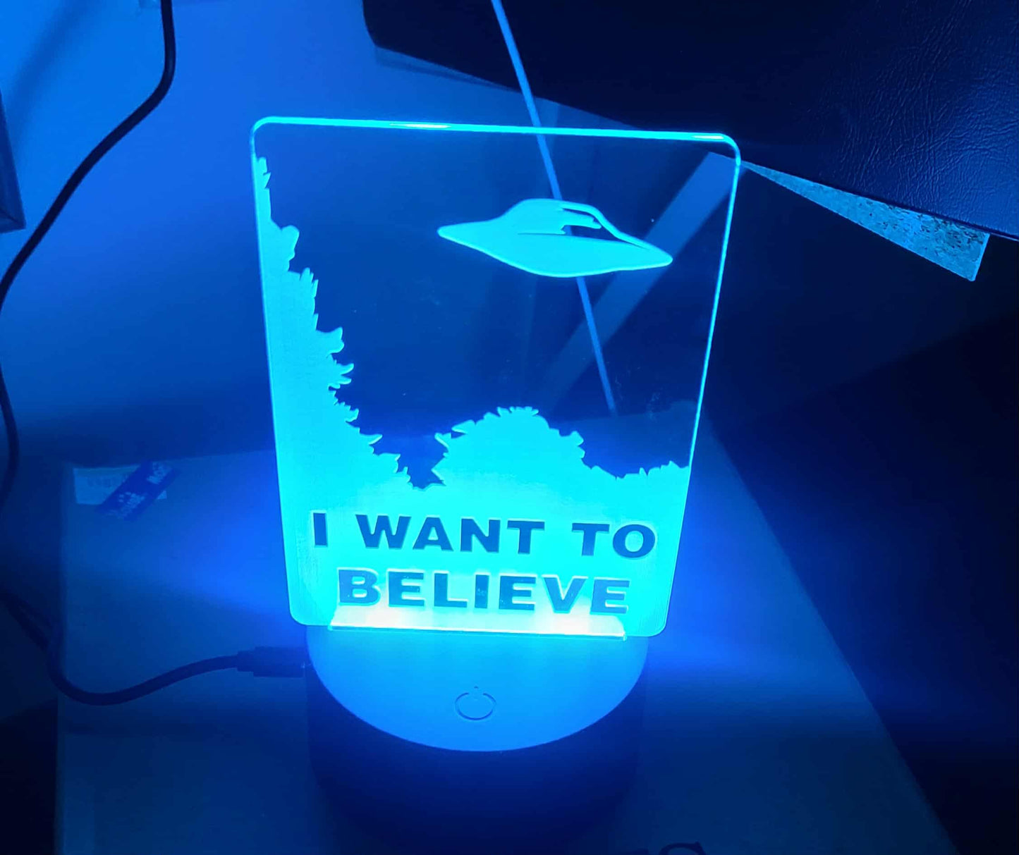 X-Files - I Want To Believe color changing light