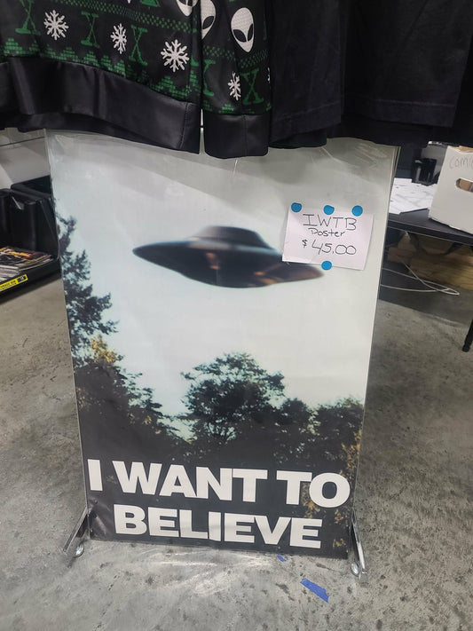 I WANT TO BELIEVE Poster  27"x40"