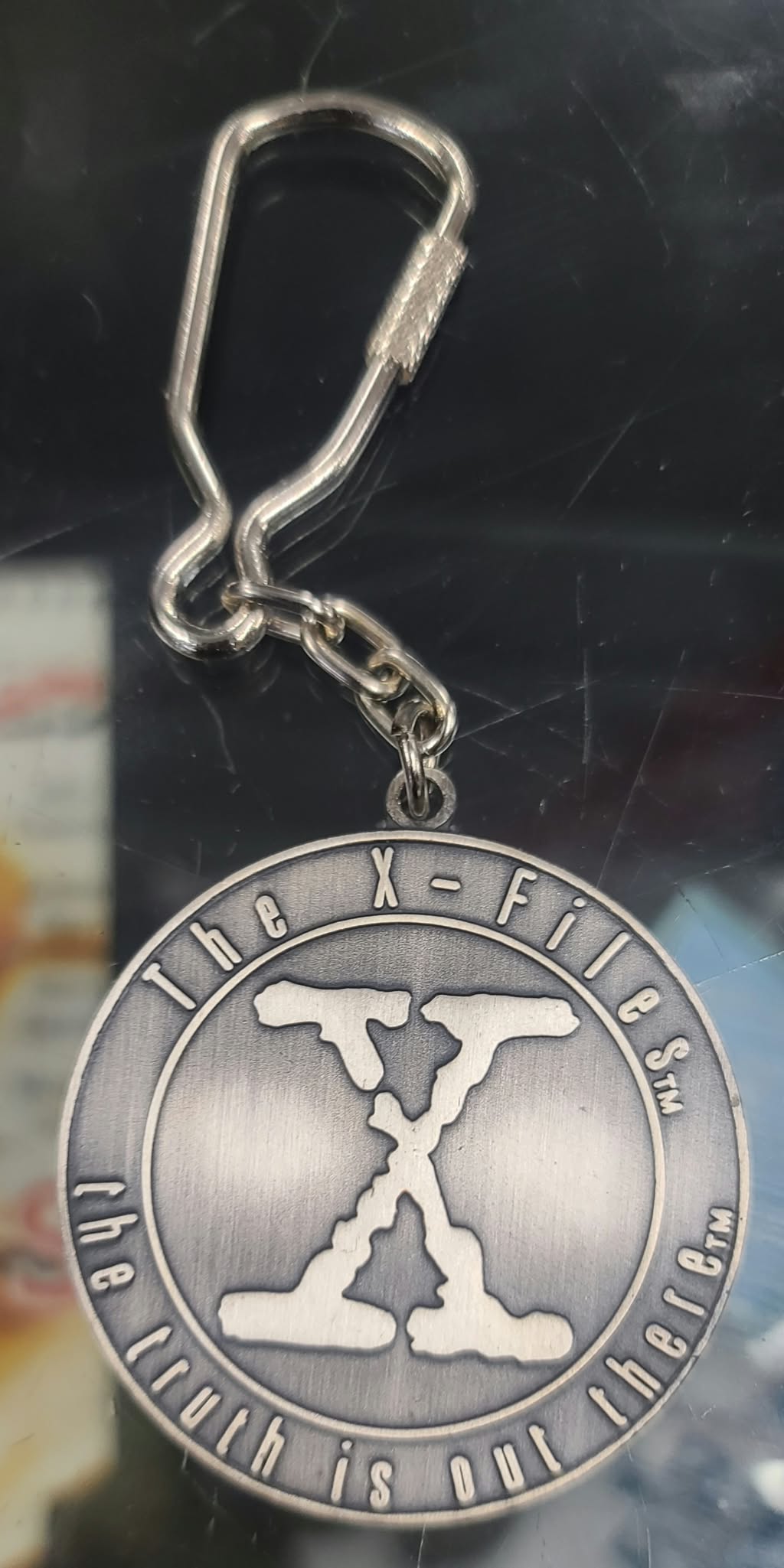 X-Files - Original 9o's metal Keychain