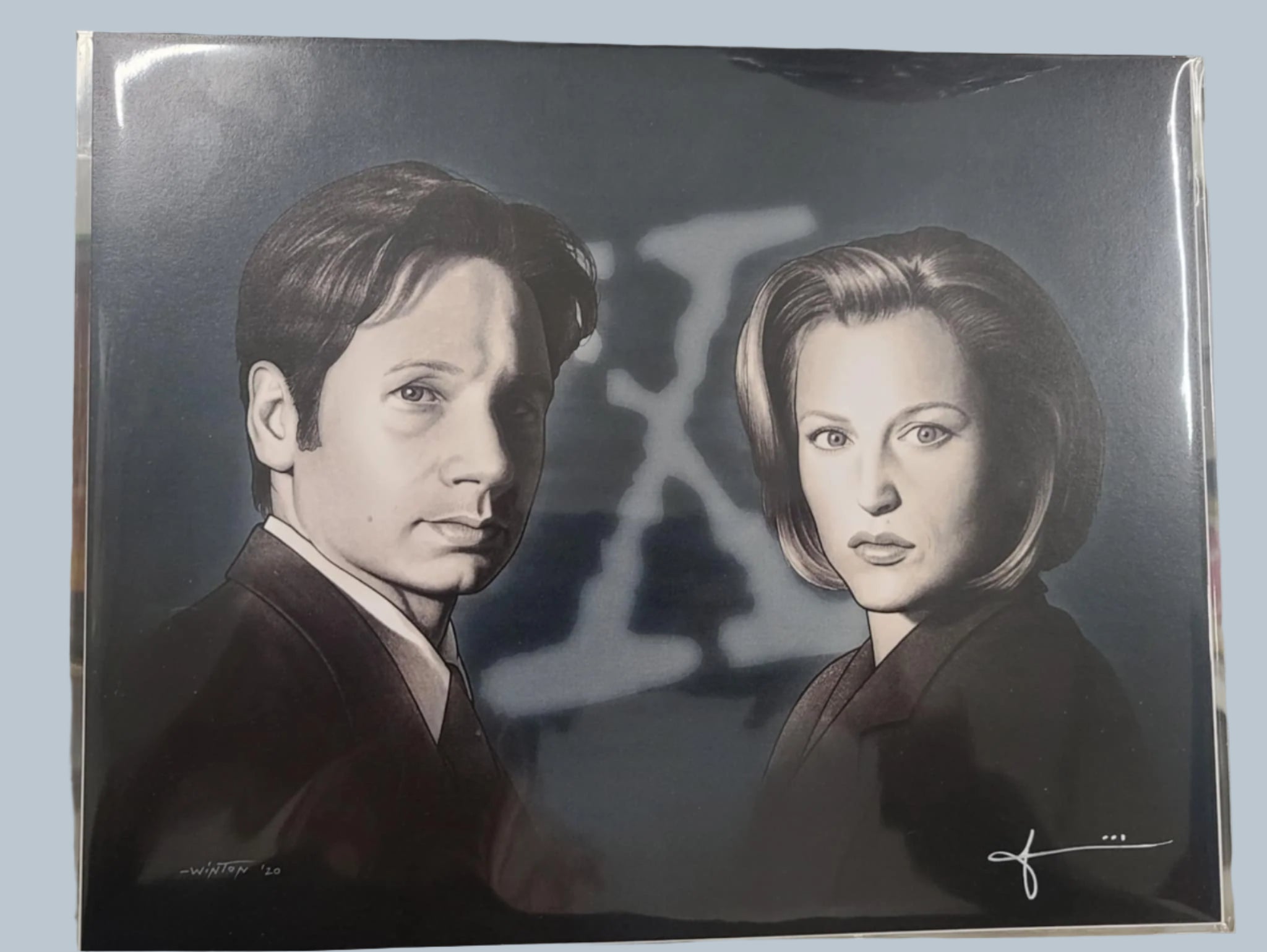 X Files Texture X-Files Custom Art Print - Dark – The X-Files Preservation Collection