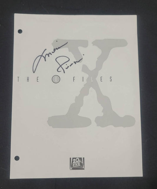 *X-Files - Original Script Cover- Autographed by Mitch Pileggi / Skinner