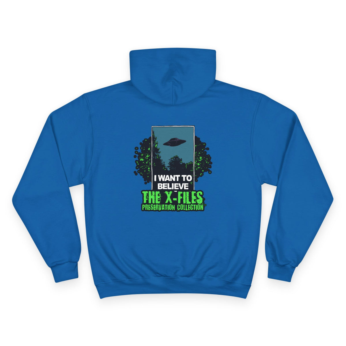 X‑Files "I Want to Believe" Hoodie — Retro UFO Alien Graphic Pullover