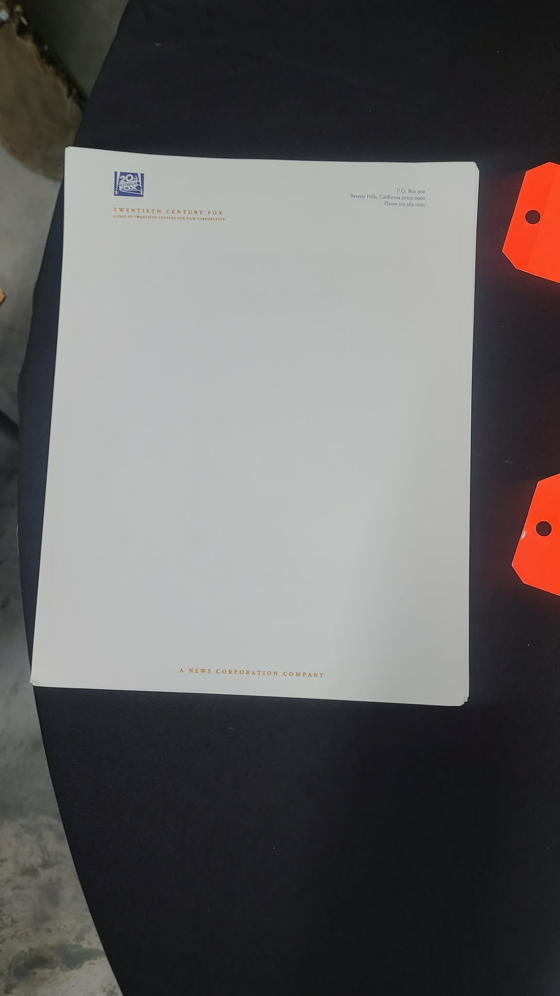 *X-Files - VERY RARE ** Blackwood / Fight The Future Original Production Call Sheets (approx. 80 ), and more