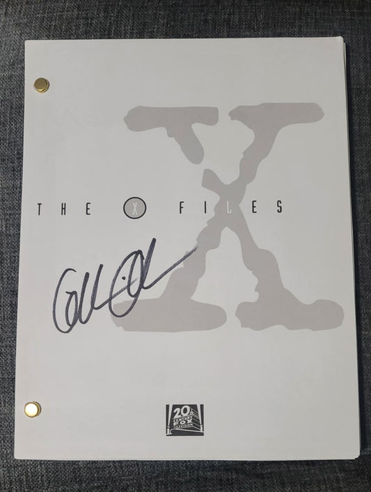 X-Files Production Copy Script -episode ARCADIA-Gillian Anderson Autographed