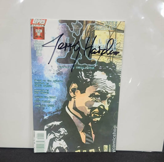 *X-files - Autographed Jerry Hardin 4x6 photo -"Deep Throat"