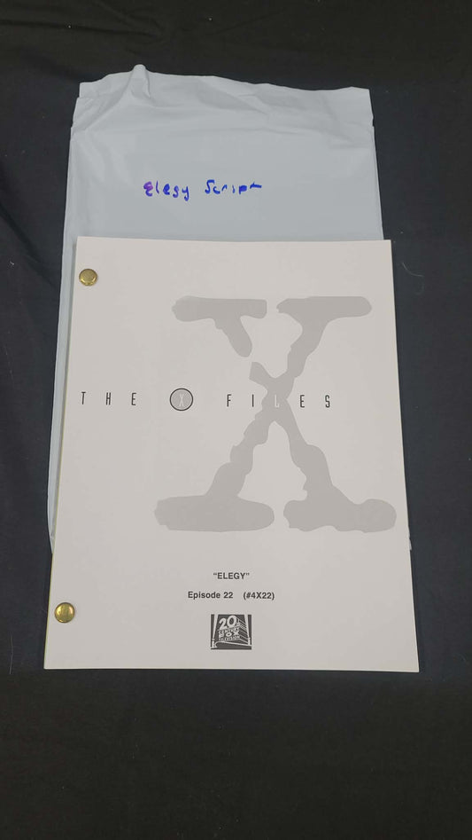 *X-Files - Original Production Used Script -ELEGY