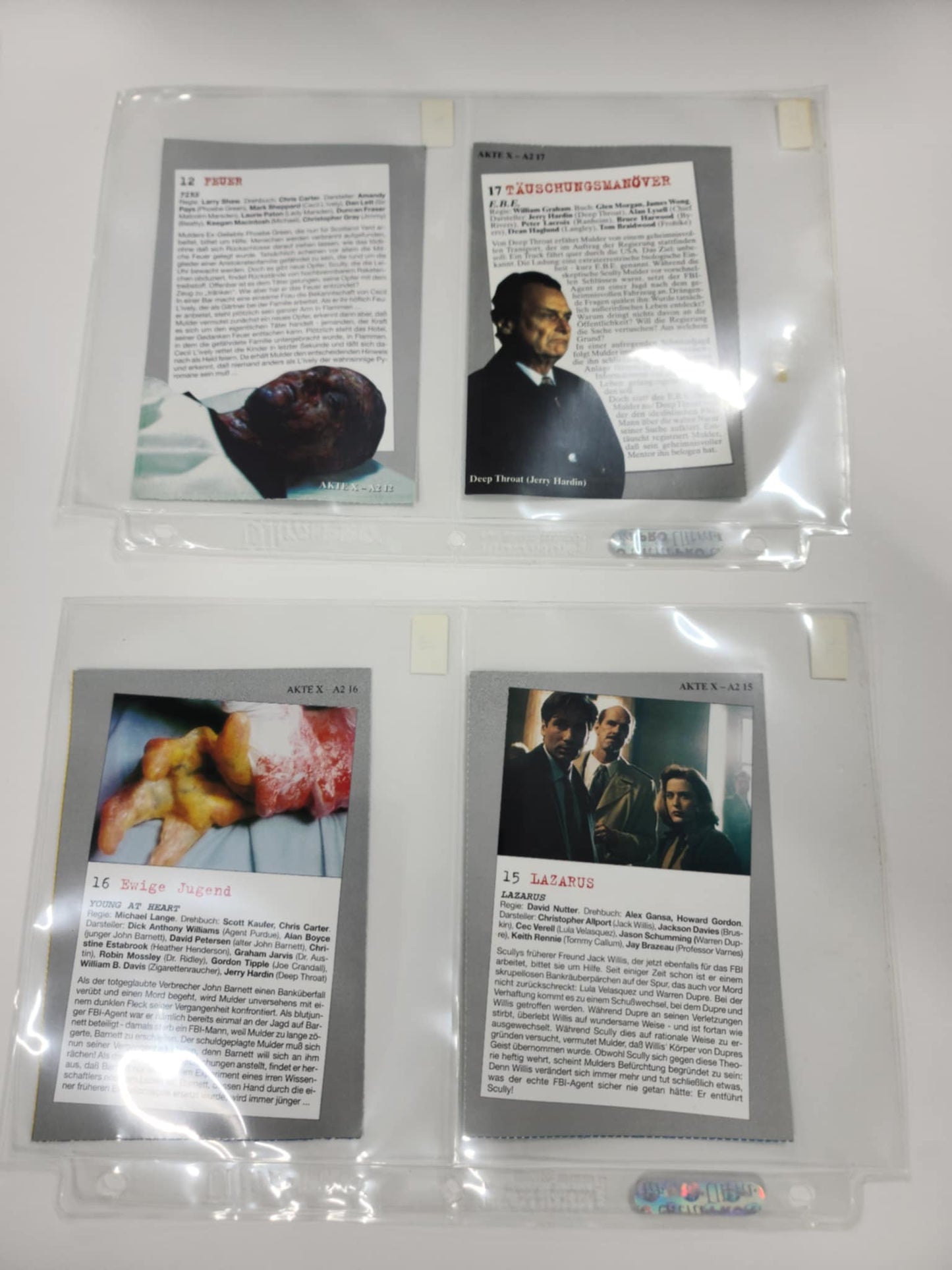 X-Files - International Tear Out Collector Cards