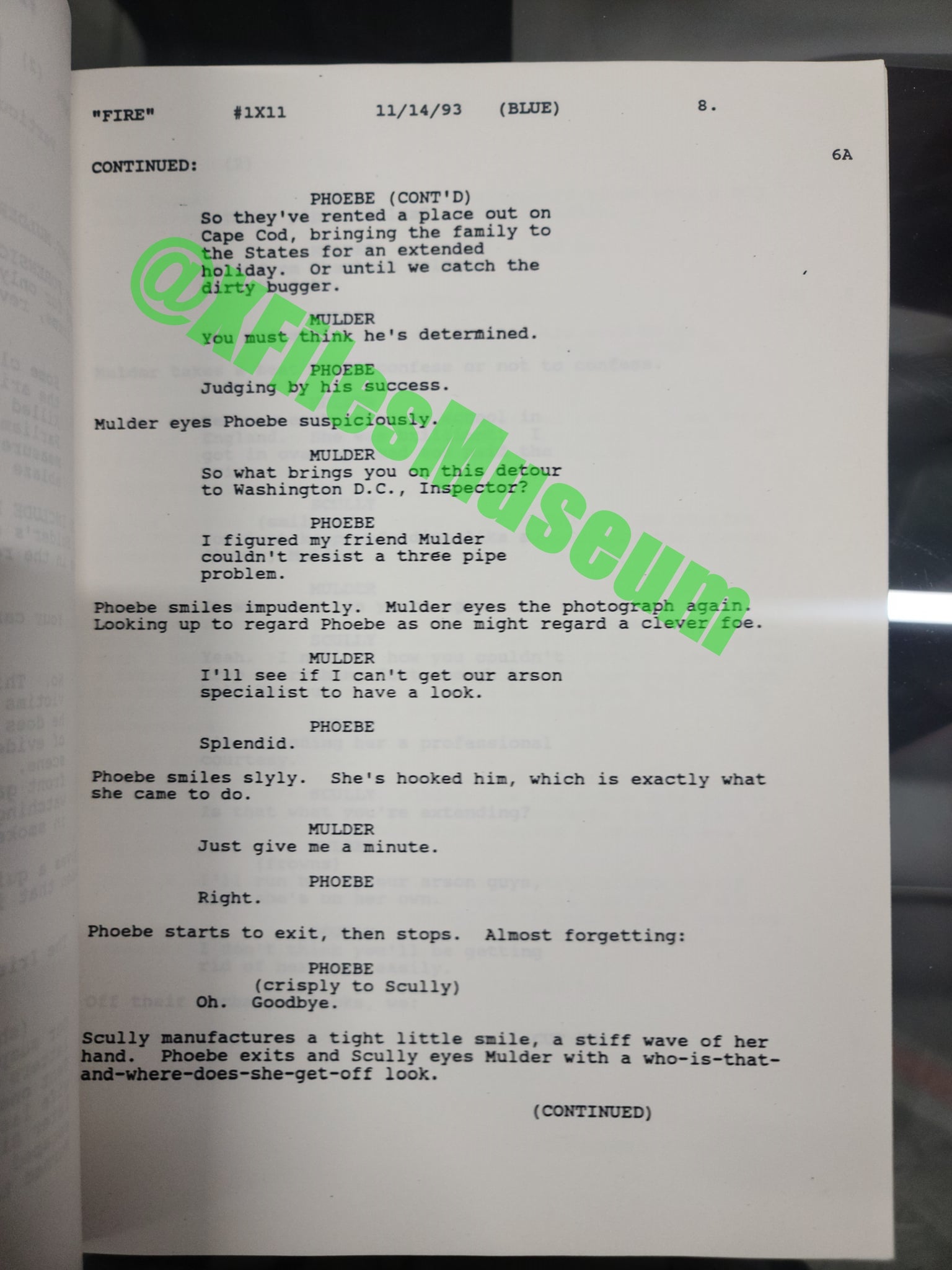 Notrgir Script X Files Script -Episode