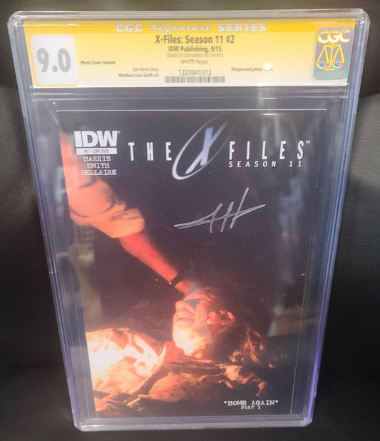 IDW 915 Signature Series -The X-Files season 11 #2-Signed by Joe Harris 9.8 - Featuring "Home"