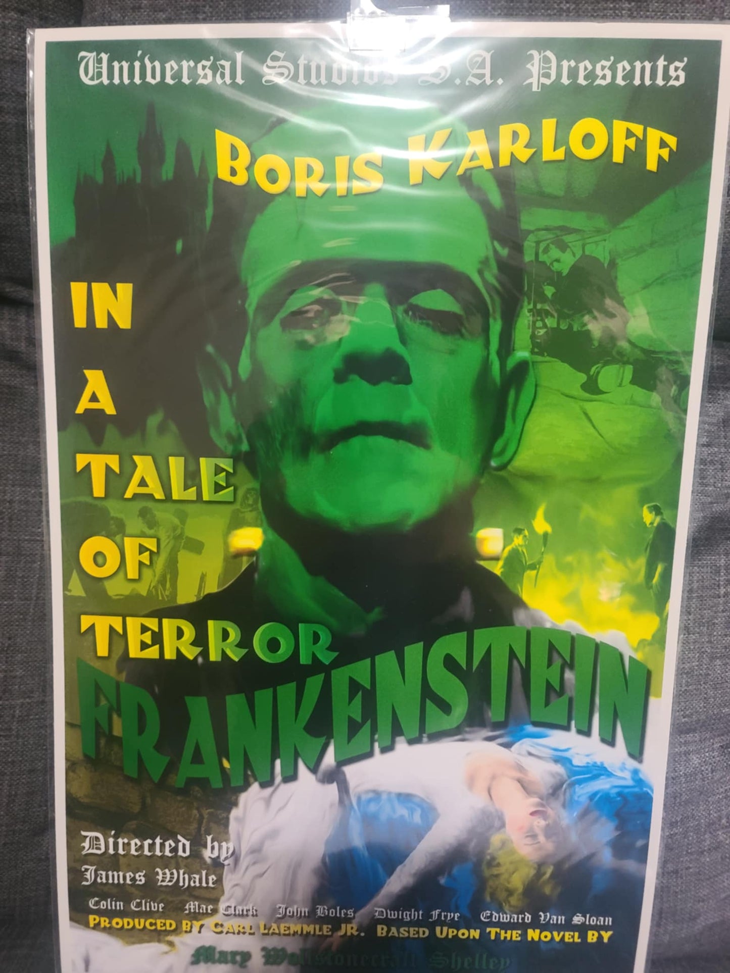 FRANKENSTEIN -11x17 Poster -Horror