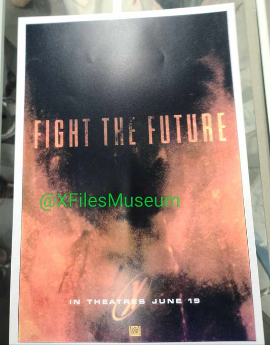 The X-Files FIGHT THE FUTURE Concept Art Print 13" x 19" Poster Print - 72