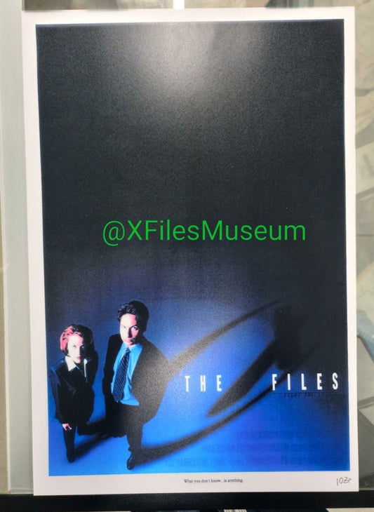 The X-Files FIGHT THE FUTURE Concept Art Print "AA"  8" x 10"