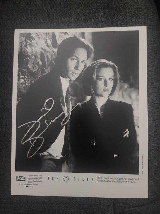 David Duchovny Autographed Press Photo - Authentic