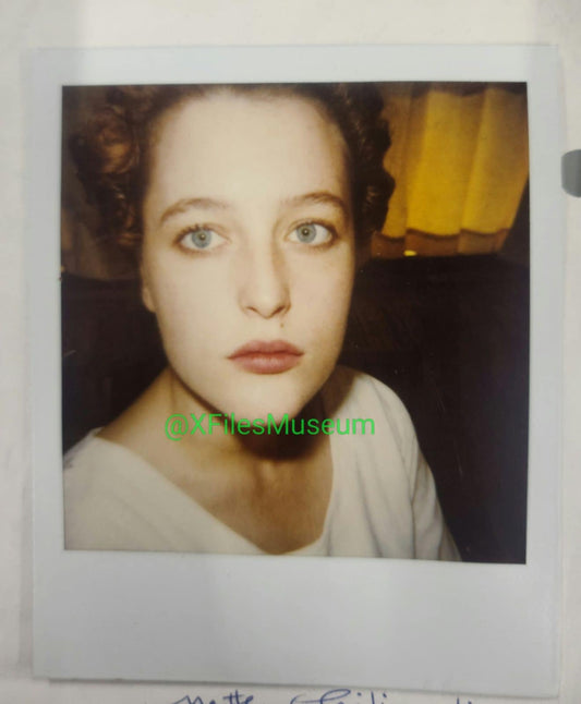 X-Files Production Used Continuity Photo of Gillian Anderson / Scully  -A