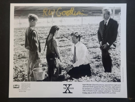 Press Photo for Episode "HERRENVOLK"   autographed by R. W. (Bob) Goodwin